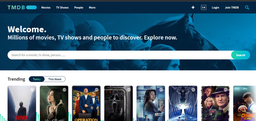 TMDB Official Website